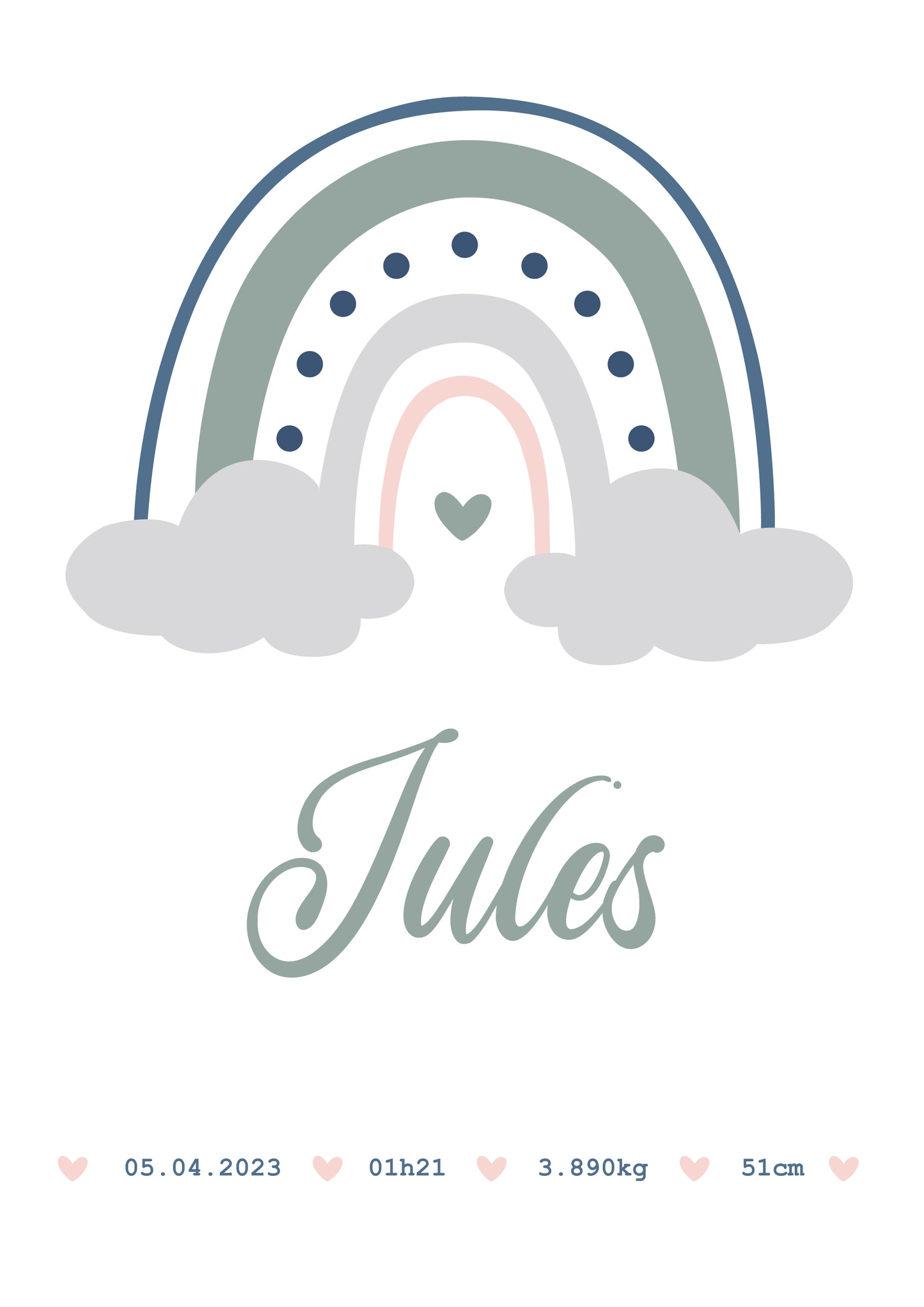 Affiche Arc en Ciel Numérique