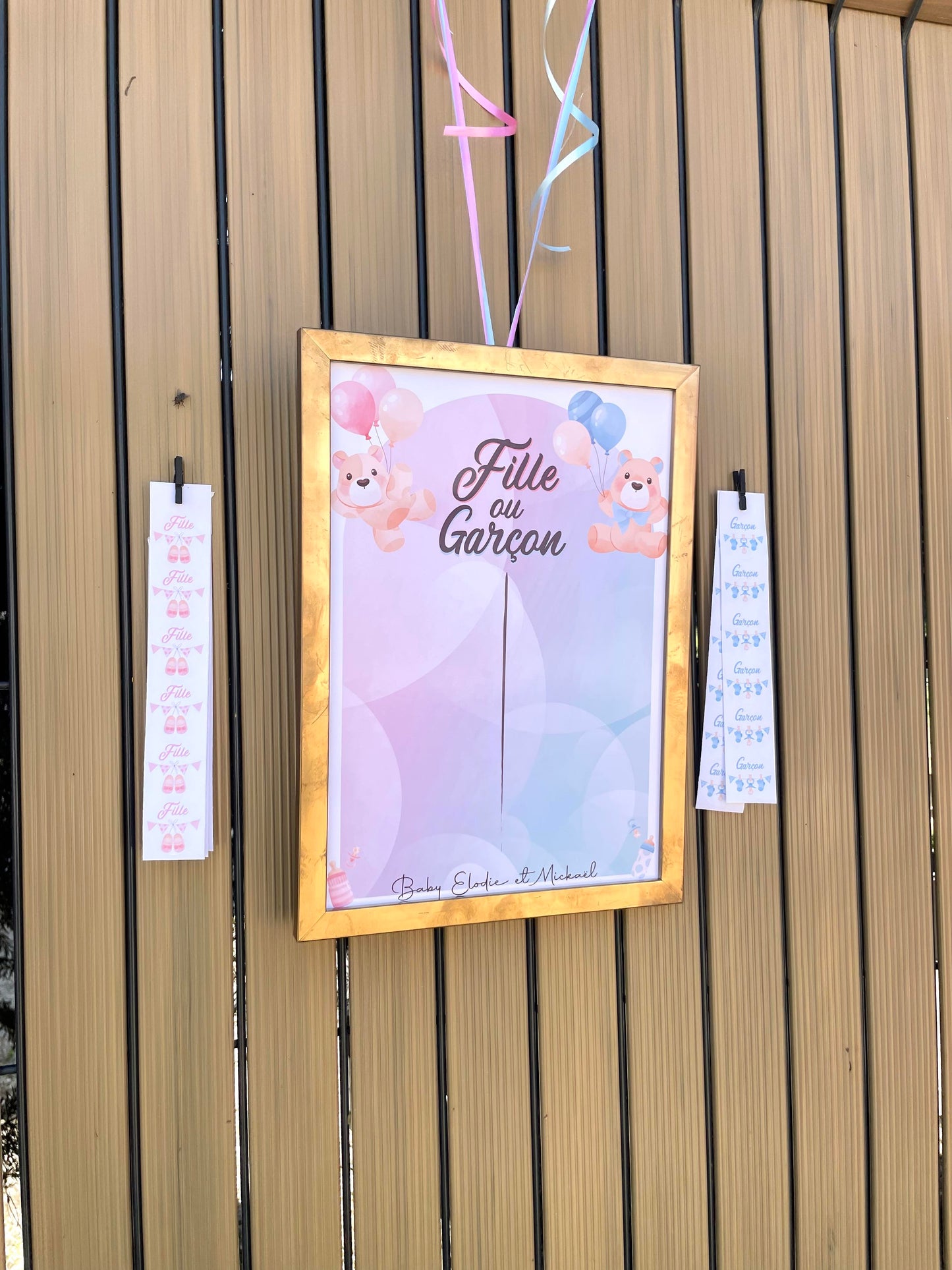 Affiche de vote Gender Reveal