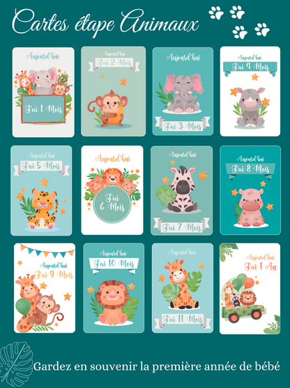 Carte étape Animaux