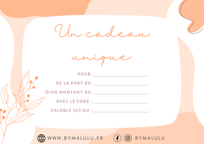 Carte Cadeau