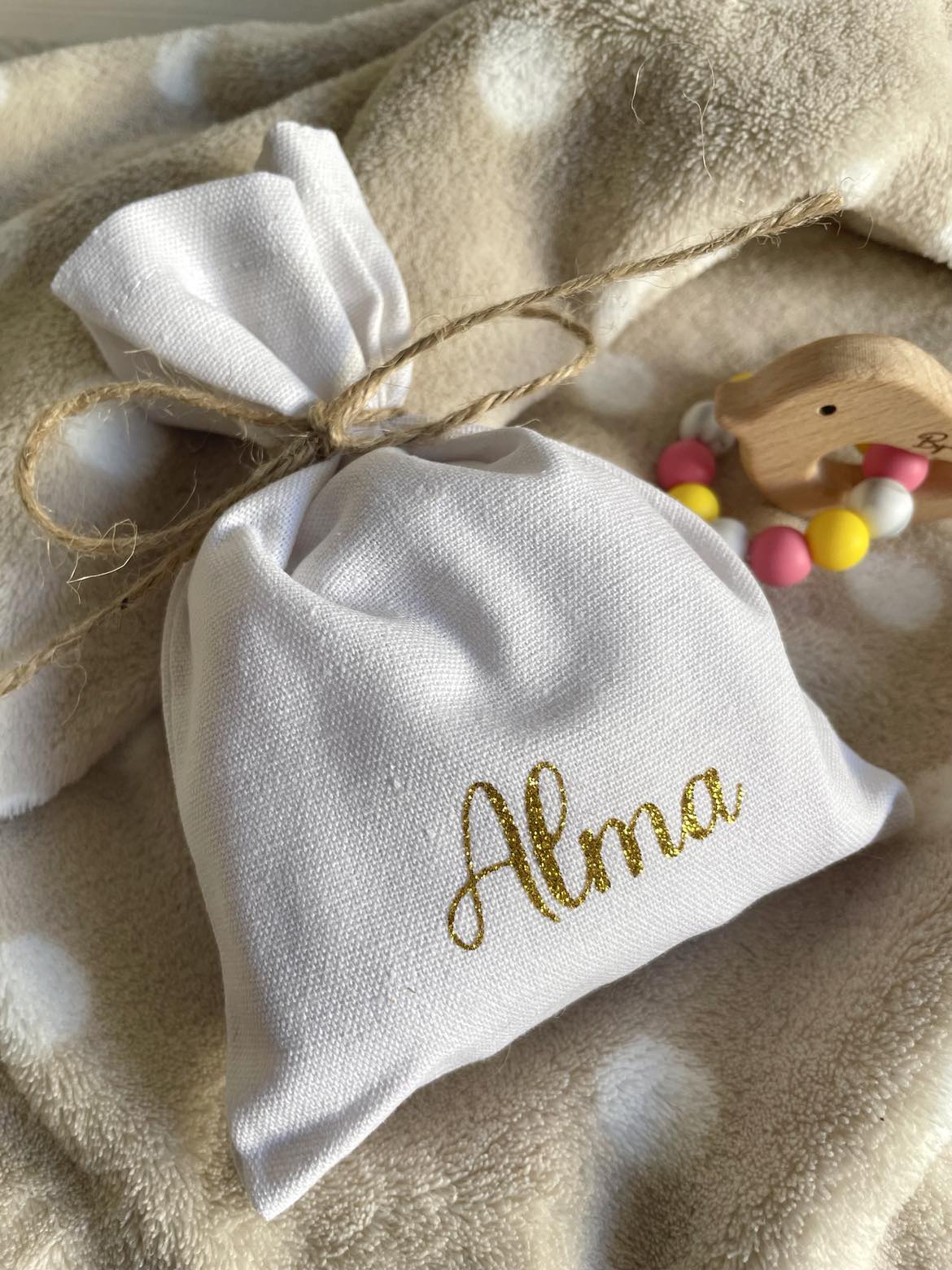 Pochette cadeau coton