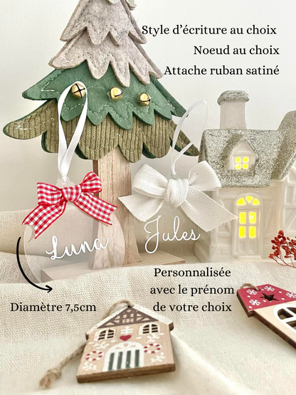 Boule Noël Plexiglass
