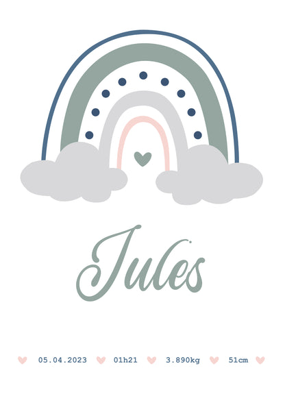 Affiche Arc en Ciel Numérique
