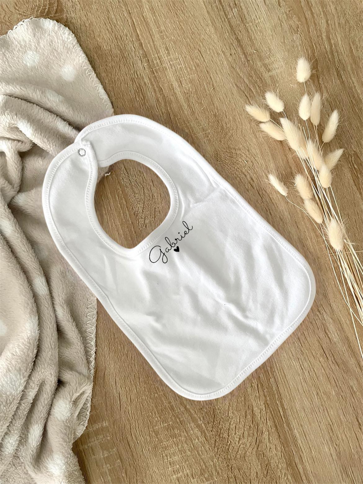 Bavoir en coton