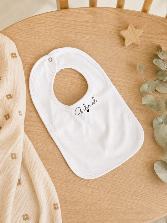 Bavoir en coton