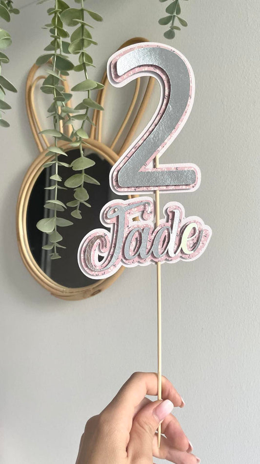 Cake Topper Rose